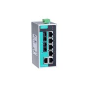 Moxa EDS-208A-MM-SC Unmanaged with 6 10/100BaseT(X) ports, and 2 100BaseFX multi-mode ports with SC connectors Ethernet switch