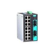 Moxa EDS-316-SS-SC Industrial Unmanaged with 14 10/100BaseT(X) ports, 2 single mode 100BaseFX ports, SC connector Ethernet Switch