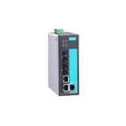 Moxa EDS-405A-MM-ST Entry-level managed with 3 10/100BaseT(X) ports, and 2 100BaseFX multi-mode ports with ST connectors Ethernet switch