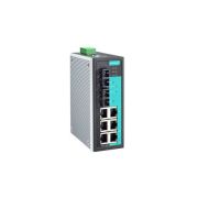 Moxa EDS-408A-SS-SC Entry-level managed with 6 10/100BaseT(X) ports, and 2 100BaseFX single-mode ports with SC connectors Ethernet switch