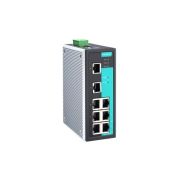 Moxa EDS-408A-T Entry-level managed Din Rail Mount with 8 ports including 8 Fast Copper ports RJ45 100 Mbps Extended Temp -40 to 75 C operating temperature Ethernet Switch