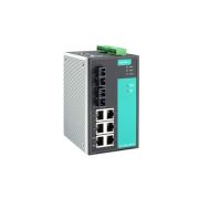 Moxa EDS-508A-MM-ST Managed with 6 10/100BaseT(X) ports, and 2 100BaseFX multi-mode ports with ST connectors Ethernet switch