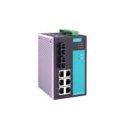 Moxa EDS-508A-SS-SC Managed with 6 10/100BaseT(X) ports, and 2 100BaseFX single-mode ports with SC connectors Ethernet switch