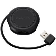 Belkin F4U006-BLU 4-port Travel USB Hub - 4 x USB 2.0 USB - External