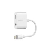 Belkin F8J212BTWHT 3.5mm Audio + Charge RockStar Adapter (White)