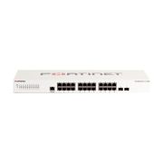 Fortinet FS-124D FortiSwitch 100 Series 124D 24 x Ports 1000Base-T + 2 x Gigabit SFP Ports Layer 2 Managed 1U Rack-mountable Gigabit Ethernet Network Switch