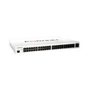 Fortinet FS-148E FortiSwitch 100 Series 48 x Ports 1000Base-T + 4 x Ports Gigabit SFP 1U Rack-mountable Layer 2 Managed Gigabit Ethernet Network Switch