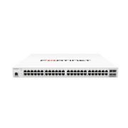Fortinet FS-448D-FPOE FortiSwitch 400 Series 448D-FPOE 48 x Ports 1000Base-T + 4 x SFP+ Ports Layer 2 Managed 1U Rack-mountable Gigabit Ethernet Network Switch