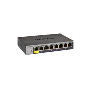 Netgear GS108Tv3 1 x Ports PoE+ 10/100/1000Base-T + 7 x Ports 1000Base-T Layer 3 Managed Desktop Gigabit Ethernet Network Switch
