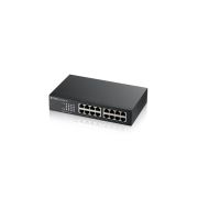 ZyXEL GS1100-16 Ethernet Switch - 16-Ports - 16 x RJ-45 - 10/100/1000Base-T