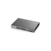 ZyXEL GS1350-18HP 16 x Ports PoE 10/100/1000Base-T + 2 x SFP Ports Layer 2 Managed 1U Rack-mountable Gigabit Ethernet Network Switch