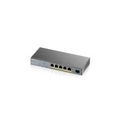 ZyXEL GS1350-6HP 5-port GbE Smart Managed PoE Switch with GbE Uplink