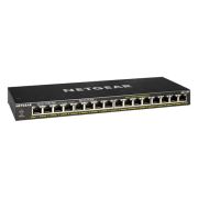 Netgear GS316P-100NAS 16 x Ports PoE 10/100/1000Base-T Layer 2 Unmanaged Desktop Gigabit Ethernet Network Switch