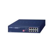 Planet GSD-804P 4 x Ports PoE+ 10/100/1000Base-T + 4 x Ports 1GbE RJ-45 1U Rack-Mountable Gigabit Ethernet Switch