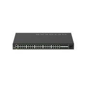 Netgear GSM4248PX M4250 Series M4250-40G8XF-PoE+ 40 x RJ-45 Ports PoE+ 1000Base-T + 8 x SFP+ Ports Layer 3 Managed 1U Rack-mountable Gigabit Ethernet Network Switch