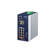 Planet IGS-4215-4P4T2S 4 x Ports PoE+ 10/100/1000Base-T + 4 x Ports 1GbE RJ-45 + 2 x Ports SFP Layer 2 Rail-Mountable Managed Gigabit Ethernet Industrial Switch