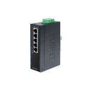 Planet IGS-501T 5 x Ports 10/100/1000Base-T Layer 2 Rail-Mountable Gigabit Ethernet Industrial Switch