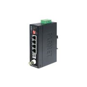 Planet IVC-234GT 1 x Port BNC / RJ11 to 4 x Port 10/100/1000BASE-T Gigabit Ethernet Unmanaged Extender Ethernet Switch