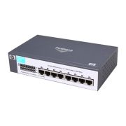 HP J9077-61001-1PSU ProCurve 1400 Series 1400-8G 8 x RJ-45 Ports 10/100/1000Base-T Layer 2 Unmanaged Rack-mountable Gigabit Ethernet Network Switch
