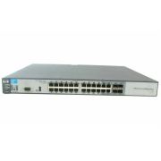 HP J9470A#ABA ProCurve 3500-24 20 x RJ-45 Ports 10/100/1000Base-T + 4 x Dual Personality RJ-45/SFP(mini-GBIC) Layer 2 Managed Rack-mountable Gigabit Ethernet Network Switch