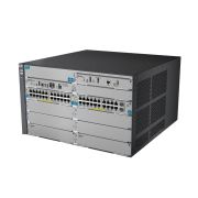 HP J9638AR#ACC E8200 zl Series E8206-44G-PoE+ v2 zl 44 x Ports 1000Base-T PoE+ + 2 x Ports SFP+ + 4 x Open Module Slots Rack-mountable Layer 3 Managed Network Switch Chassis