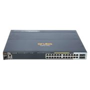 HP J9727A-1 Aruba 2920-24G PoE+ 20 x RJ-45 Ports PoE+ 10/100/1000Base-T + 4 x RJ-45 dual-personality Ports PoE+ Layer 2 Managed Rack-mountable Gigabit Ethernet Network Switch