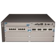HP J9866A 5406 8 x Ports 10GBase-T + 8 x SFP+ Layer-4 Managed 10 Gigabit Ethernet Network Switch Chassis