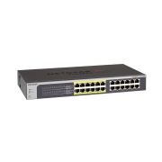 Netgear JGS524PE-100INS Prosafe JGS524PE 24 x Ports (12 x Ports PoE+) 10/100/1000Base-T Rack-mountable Unmanaged Gigabit Ethernet Network Switch