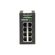 Black Box LGH008A 8 x Ports 1000Base-T RJ-45 Layer 2 Gigabit Ethernet Hardened Temperature Switch