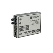 Black Box LMC213A-SMST-R2 FlexPoint 2 x Ports 100Base-TX to 100Base-FX Single-Mode Fibre 1300nm 25km Wall-mountable Fast Ethernet Media Converter