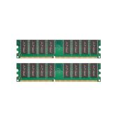 PNY Technology MD2048KD1-400 2GB Kit (2 X 1GB) DDR-400MHz PC3200 non-ECC Unbuffered CL3 184-Pin DIMM 2.5V Dual Rank Memory