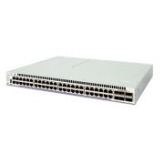 Alcatel-Lucent OS6860-P48 OmniSwitch 6860 48 x RJ-45 10/100/1000 BaseT PoE+ ports, 4 x fixed SFP+ (1G/10G) ports,2 x 20G stacking ports Switch