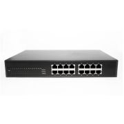 Dell P2161NP PowerConnect 2216 16 x Ports 10/100Base-T Layer 2 Unmanaged 1U Rack-mountable Fast Ethernet network Switch