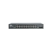 Dell P2743NP PowerConnect 2724 24-Ports 10/100/1000Base-T + 2-Ports SFP Layer 3 Managed Gigabit Ethernet Network Switch