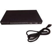 Dell PC3024 PowerConnect 3024 24 x Ports 10/100Base-TX + 2 x Ports 10/100Base-T Layer 3 Managed 1U Rack-Mountable Fast Ethernet Network Switch