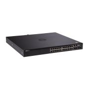 Dell EMC PDJ93 PowerSwitch N3000 Series N3024 24 x Ports 10/100/1000Base-T + 2 x Ports 10 Gigabit SFP+ 2 x 1000Base-T Combo Ports Rack-Mountable Layer 3 Managed Gigabit Ethernet Switch