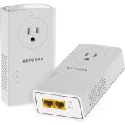 Netgear PLP2000-100PAS Powerline 2000 + Extra Outlet 2 2 x Network (RJ-45) 2000 Mbit/s Powerline HomePlug AV2 Gigabit Ethernet