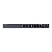 Dell S3124 PowerSwitch S3100 Series S3124 24 x Ports 10/100/1000Base-T + 2 x SFP+ Ports + 2 x SFP Combo Ports Layer 3 Managed 1U Rack-mountable Gigabit Ethernet Network Switch
