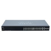 Cisco SF250-24-K9 Small Business 250 Series SF250-24 24 x RJ-45 Ports 10/100Base-TX + 2 x Combo RJ-45/SFP Ports + 2 x SFP Ports Layer 2 Managed Rack-Mountable Fast Ethernet Network Switch