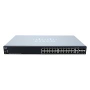 Cisco SF250-24P-K9 Small Business 250 Series SF250-24P 24 x RJ-45 Ports PoE+ 10/100Base-TX + 2 x Combo Gigabit SFP Ports + 2 x SFP Ports Layer 2 Managed 1U Rack-mountable Fast Ethernet Network Switch