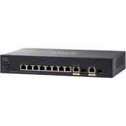 Cisco SF352-08MP 350 series 8 x 10/100 ports , 2 x Gigabit copper/SFP combo ports switch