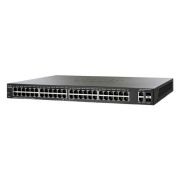 Cisco SG200-50P 48 x 10/100/1000 ports, 2 x combo mini-GBIC ports - PoE support on 24 x ports switch