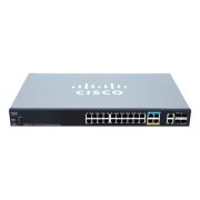 Cisco SG350X-24PD-K9 Small Business SG350X-24MP PoE+ 20 x RJ-45 Ports 10/100/1000Base-T + 4 x RJ-45 2.5GBase-T Ports + 4 x SFP+ Ports + 2 x RJ-45 10GBase-T Ports Layer 3 Managed Rack-Mountable Gigabit Ethernet Network Switch