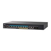 Cisco SG350X-8PMD 8-Port 2.5G PoE, 2 x 10GBase-T/SFP+ combo ports Stackable Managed Switch
