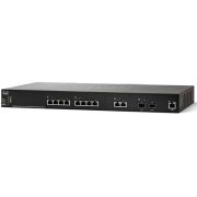 Cisco SG350XG-2F10 350x series 10 x 10 Gigabit Ethernet 10GBase-T copper port, 2 x 10 Gigabit Ethernet SFP+ (dedicated), 1 x Gigabit Ethernet management port switch
