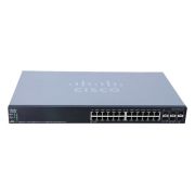 Cisco SG500X-24-K9-NA Small Business 500 Series SG500X-24 24 x RJ-45 Ports 10/100/1000Base-T + 4 x SFP Ports+ Layer 3 Managed Rack-Mountable Gigabit Ethernet Network Switch