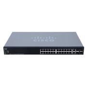 Cisco SG550X-24-K9 Small Business 500 Series SG550X-24 24 x RJ-45 Ports 10/100/1000Base-T + 4 x SFP Ports+ Layer 3 Stackable Managed Rack-Mountable Gigabit Ethernet Network Switch
