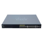 Cisco SG550X-24P-K9 Small Business 550X Series SG550X-24P 24 x Ports PoE+ 1000Base-T + 2 x Ports Combo SFP+ + 2 x Ports SFP+ Layer 3 Managed Stackable Gigabit Ethernet Network Switch