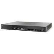 Cisco SG550XG-8F8T 550X Series 8 x 10 Gigabit Ethernet 10GBase-T copper port, 8 x 10 Gigabit Ethernet SFP+ (dedicated), 1 x Gigabit Ethernet management port switch