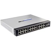 Linksys SR2024C 24-Port 10/100/1000 Gigabit Switch + 2 Mini-GBIC Ports